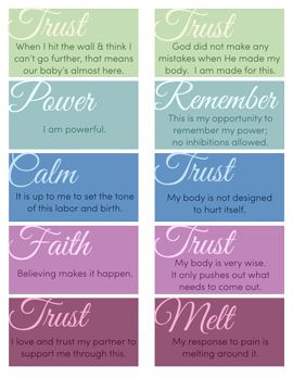 , Natural Birth Quotes, Labor And Delivery Quotes, Natural Birth ...