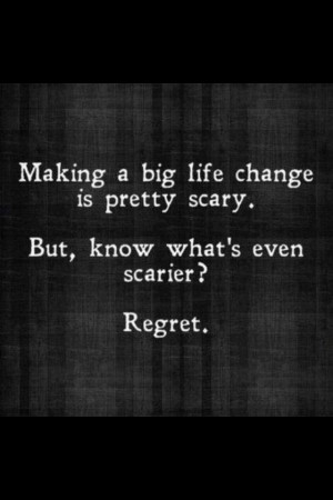 Living Life with NO Regrets is Freedom.