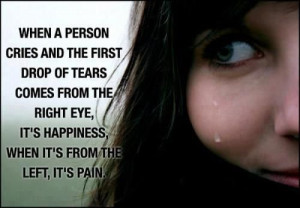 When A Person Cries