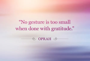Oprah gratitude quote