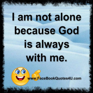 am not alone ...