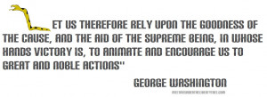 ... enough of George Washington. Another great quote by a great leader