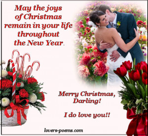 Merry Christmas Love Poemsmerry Christmas My Love Poem ...