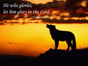 Quotes About Glory: He Who Glories Let Him Glory In The Lord Quote