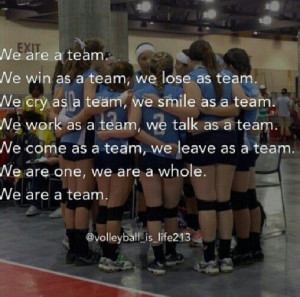 volleyball team quotes quotes picture volleyball was volleyball team ...