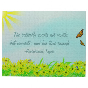 Precious Moments Butterflies Quote Jigsaw Puzzle