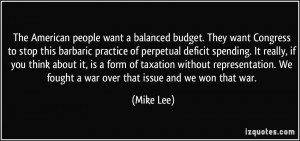 More Mike Lee Quotes