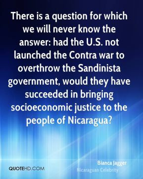 ... Sandinista government, would they have succeeded in bringing