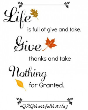Best Give and Take Thank You Quotes: