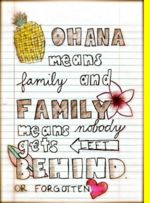 Remember This? Ohana means family