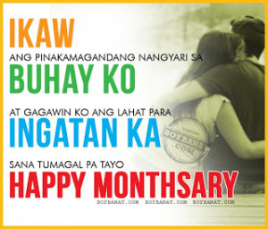 If you have your own favorite Pinoy Happy Monthsary Quotes , we would ...