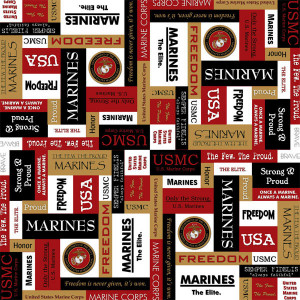Scrapbook Customs - Military Collection - 12 x 12 Paper - Marines ...