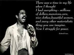 Image for Richard Pryor Struggle Quotes Wallpaper