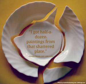 broken plate resilience quote O Keeffe 3.5.14