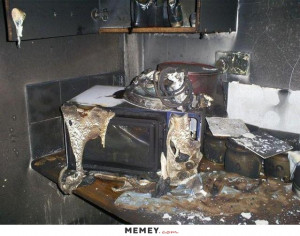 Microwave Oven Explosion