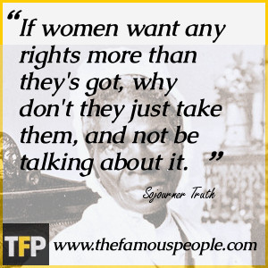 Sojourner Truth Quotes
