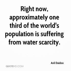 Anil Daidoo - Right now, approximately one third of the world's ...