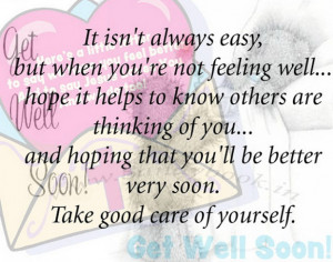 Get Well Soon Quotes, Wishes, Messages & Cards