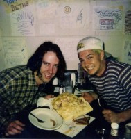 Instagram: Tom in LA and Tony at a concert.