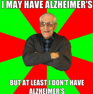 may have Alzheimer’s