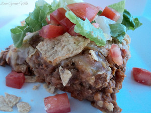 Kid-Friendly Dinner: Beef & Bean Taco Casserole