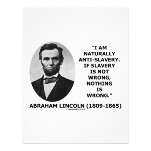 Am Naturally Anti-Slavery Slavery Is Wrong Quote Personalized Flyer