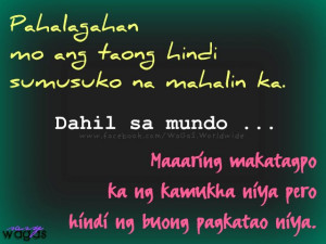 Love Quotes Tagalog Patama