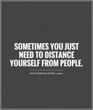 Sometimes you need to distance yourself to see things clearly.