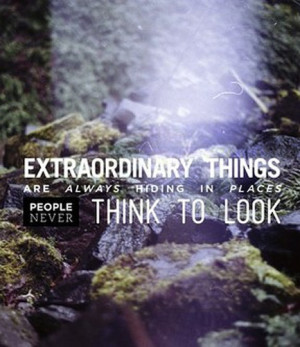 Extraordinary Things.....