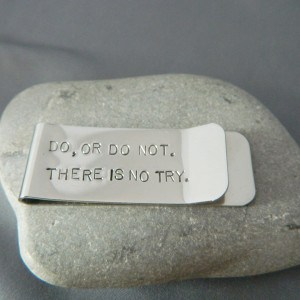 Yoda Quote Money Clip