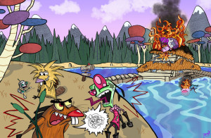 Angry Beavers Daggett Quotes Angry beavers and invader zim