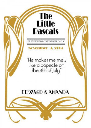 1920s Old Hollywood Themed Movie Quotes Wedding Table Cards - Special ...