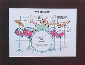 Related Pictures funny drummer drummers bang harder bumper stickers