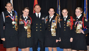 Oviedo High School's ALL GIRL JROTC Marksmanship Team wins the Navy ...