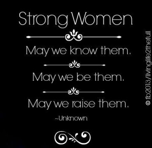 Raising my girls to be strong women!