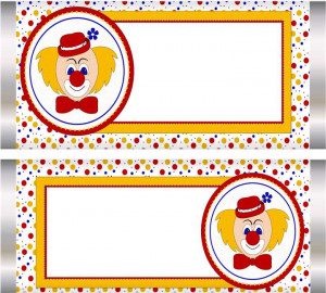 Circus Clown Candy Wrapper
