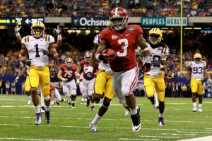 ... Championship Game at Mercedes-Benz Superdome on January 9, 2012 in New