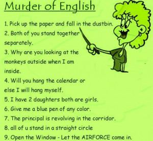 Murder of English