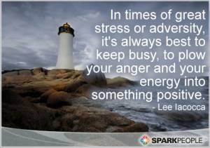 Motivational Quote - In times of great stress or adversity, it's ...