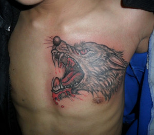 Cool Wolf Tattoo Design Tattoos
