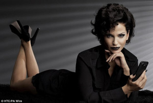 The lady is a vamp: Sarah Harding strikes a sultry pose with the new ...