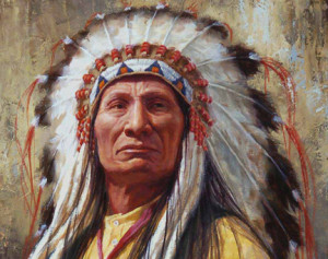 Red Cloud, fully Maȟpíya Lúta in Lakota