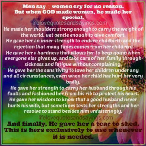 when GOD made women...