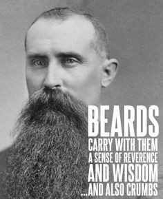 Bearded Gospel Men--so many funny quotes about beards! ha ha ha ha