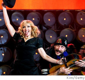 Madonna and Gogol Bordello's Eugene Hutz performing together at Live ...