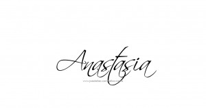 Anastasia Name Tattoo...