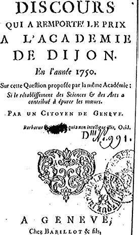 Discourse on the Arts and Sciences
