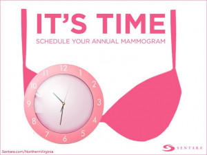 Schedule Your Mammogram! Sentara.com/mammogram