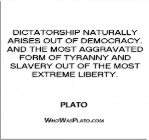 aggravated form of tyranny and slavery out of the most extreme liberty