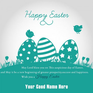 Easter Day Greeting Card With Quotes
